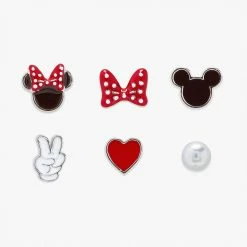 Disney Mickey Mouse & Disney Minnie Mouse Mix N Match Stud Earring Pack
