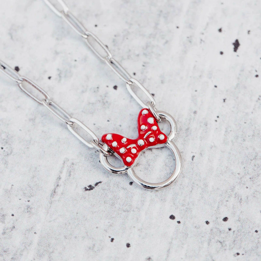 Outlet π Disney Collection Disney Minnie Mouse Paperclip Chain Choker β€οΈ 5 Disney Collection Disney Minnie Mouse Paperclip Chain Choker