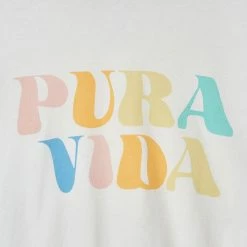 Pura Vida Bracelets Pura Vida Rainbow Wave Crop Tee Best Sellers