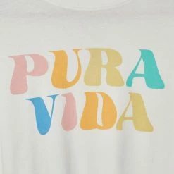 Pura Vida Bracelets Rainbow Wave Long Sleeve Boxy Tee