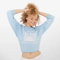 Pura Vida Bracelets California State Of Mind Oversized Crew Fleece