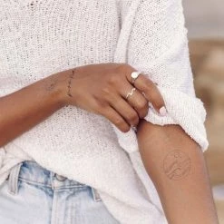 Summer 2020 Waves Temporary Tattoo