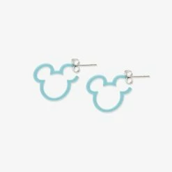 Disney Mickey Mouse Candy Coated Hoop Earrings