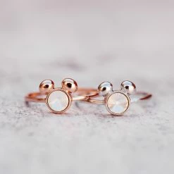 Disney Mickey Mouse Gemstone Ring