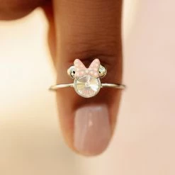 Disney Minnie Mouse Bow & Gemstone Ring