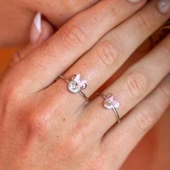 Disney Minnie Mouse Bow & Gemstone Ring