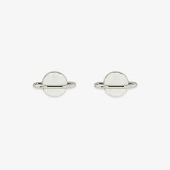Pura Vida Bracelets Opal Saturn Stud Earrings