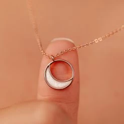 Pura Vida Bracelets Opal Crescent Charm Necklace Best Sellers