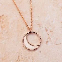 Pura Vida Bracelets Opal Crescent Charm Necklace Best Sellers