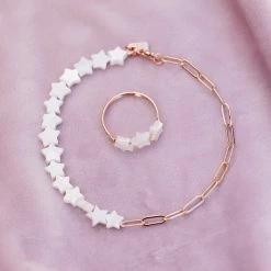 Pura Vida Bracelets Pearlized 3 Star Ring Best Sellers