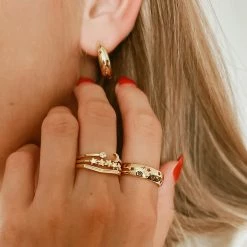 Pura Vida Bracelets Best Sellers Crescent Stars Ring Stack