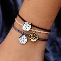 Pura Vida Bracelets Crystal Wave Coin Bracelet Best Sellers