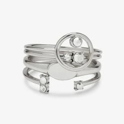 Pura Vida Bracelets Best Sellers Crystal Sky Ring Stack