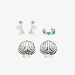 Pura Vida Bracelets Drift Earring Set