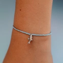 Discovery Hanging Shark Charm Bracelet Men's