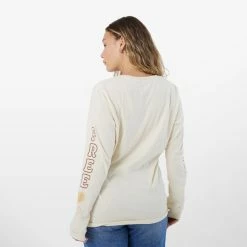 Pura Vida Bracelets Palm Long Sleeve Crew Tee Clothing
