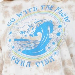 Pura Vida Bracelets Go With The Flow Long Sleeve Boxy Tee