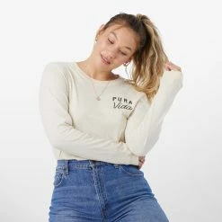 Pura Vida Bracelets US Road Trip Long Sleeve Crew Tee Clothing