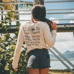 Pura Vida Bracelets US Road Trip Long Sleeve Crew Tee Clothing