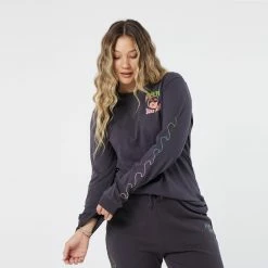 Pura Vida Bracelets Surf Camp Long Sleeve Crew Tee