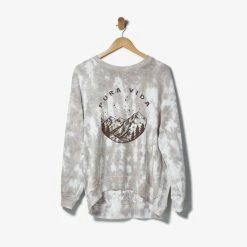 Pura Vida Bracelets Stars Above Oversized Crew Fleece Clothing