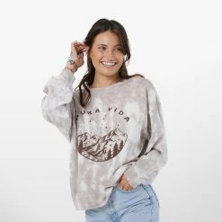 Pura Vida Bracelets Stars Above Oversized Crew Fleece Clothing