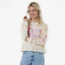 Pura Vida Bracelets Sunset Palms Long Sleeve Boxy Tee Best Sellers