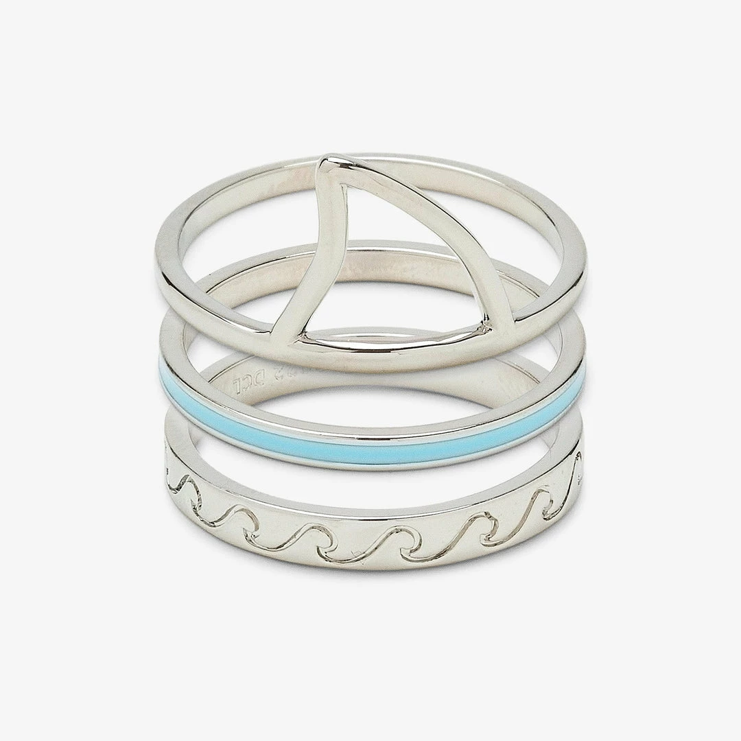 Best Sale π Discovery Shark Week Ring Stack Best Sellers π 3 Discovery Shark Week Ring Stack Best Sellers