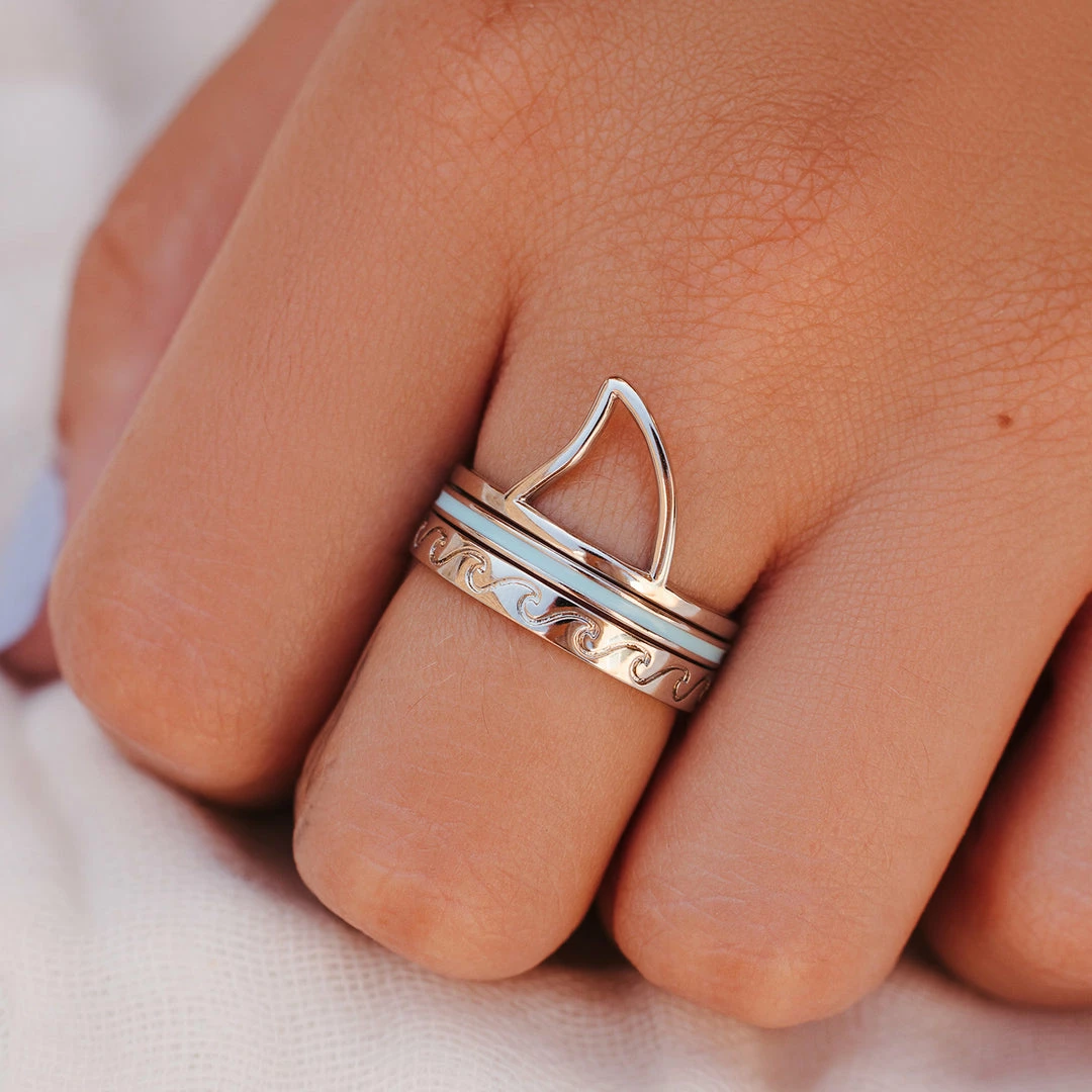 Best Sale π Discovery Shark Week Ring Stack Best Sellers π 4 Discovery Shark Week Ring Stack Best Sellers