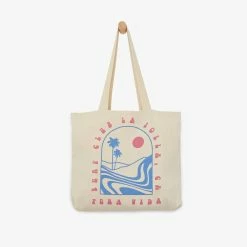 Pura Vida Bracelets Best Sellers Surf Pink Canvas Tote
