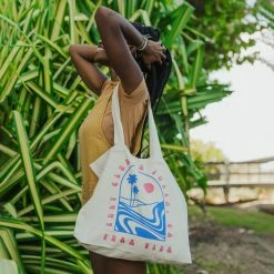 Pura Vida Bracelets Best Sellers Surf Pink Canvas Tote