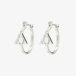 Harry Potter Collaborations Deathly Hallows Hoop Earrings