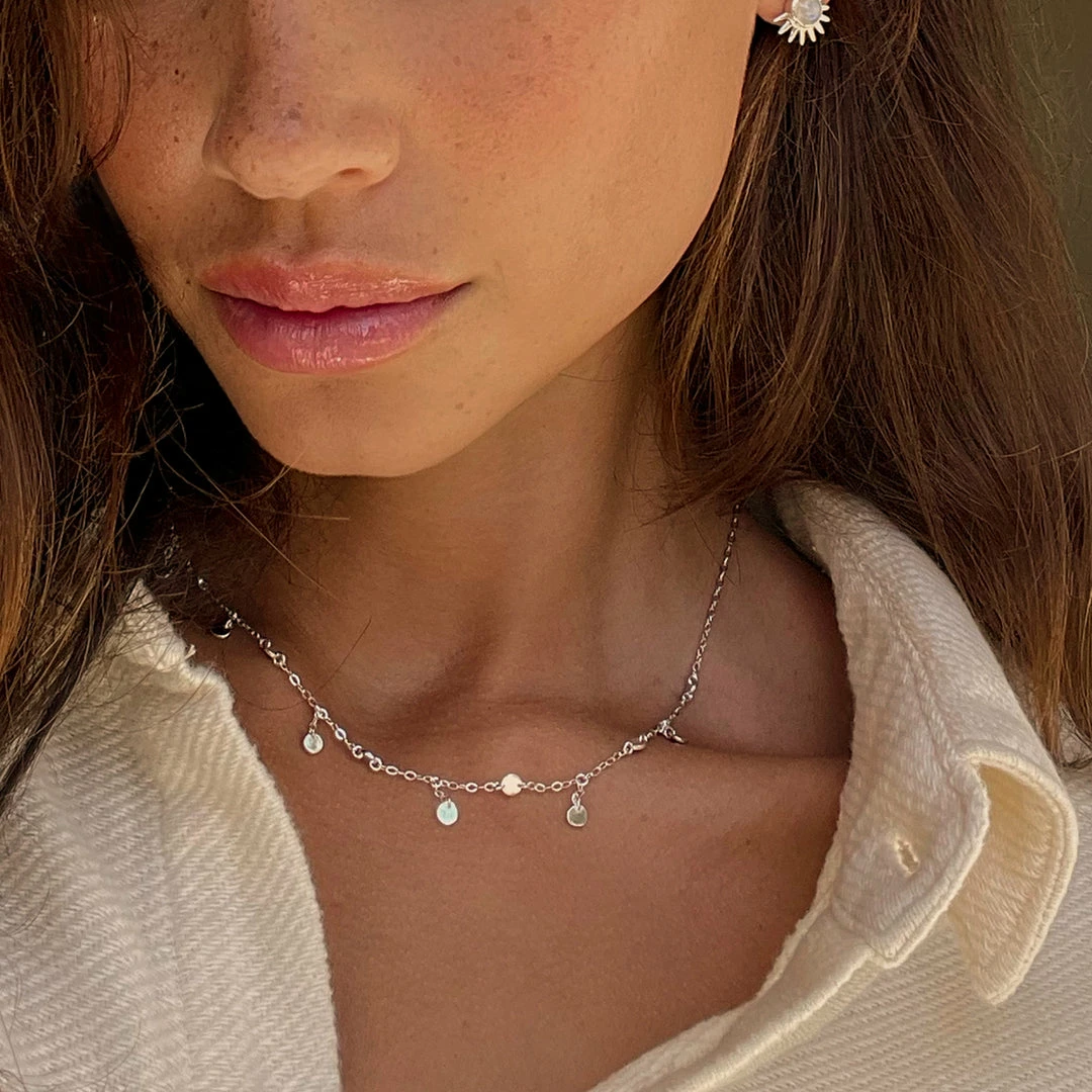 Hot Sale π Demi Fine Mini Coin Drop Choker Best Sellers π 5 Demi Fine Mini Coin Drop Choker Best Sellers