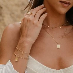 Demi Fine Best Sellers Mini Coin Drop Bracelet