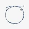 Cheap ⭐ Pura Vida Bracelets Men's World Surf League Mini Braided Anklet 😍 2 Pura Vida Bracelets Men's World Surf League Mini Braided Anklet