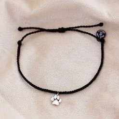 Outlet ❤️ Pura Vida Bracelets Paw Print Charm Bracelet 💯 14 Pura Vida Bracelets Paw Print Charm Bracelet