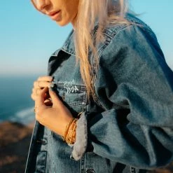Pura Vida Bracelets Denim Jacket