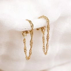 Demi Fine Chain Wrap Earrings