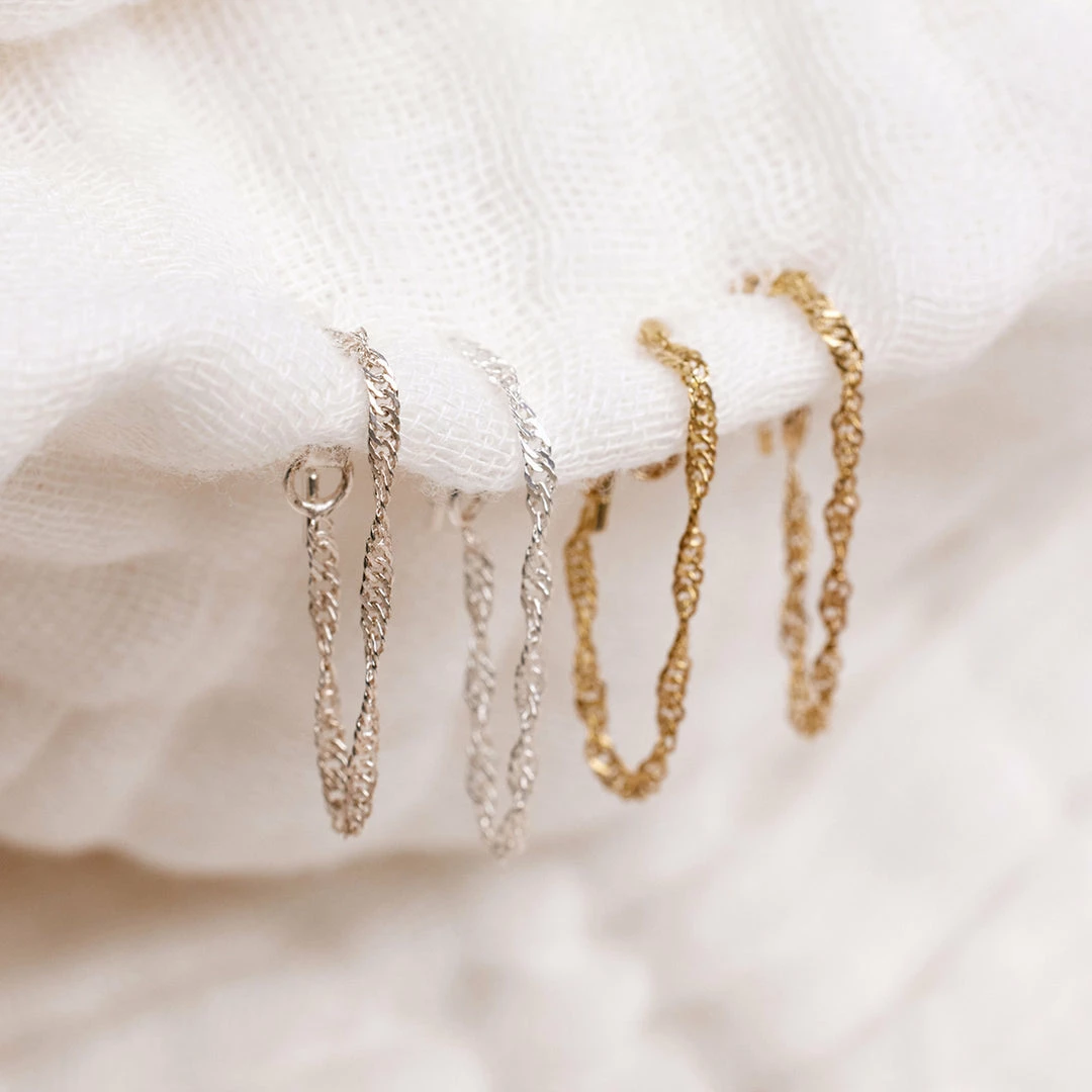 Promo 🥰 Demi Fine Chain Wrap Earrings 🤩 12 Demi Fine Chain Wrap Earrings