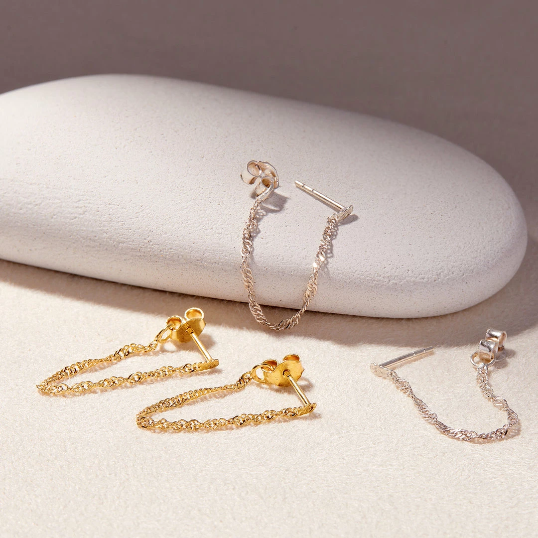 Promo 🥰 Demi Fine Chain Wrap Earrings 🤩 7 Demi Fine Chain Wrap Earrings