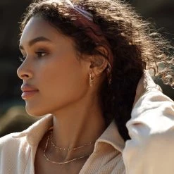 Demi Fine Fringe Huggies