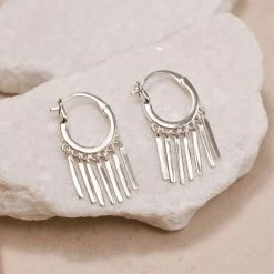 Demi Fine Fringe Huggies