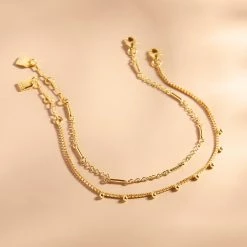 Demi Fine Chain Bracelet Set