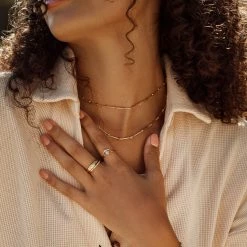 Demi Fine Ball Bead Chain Choker