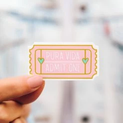 Pura Vida Bracelets Golden Ticket Sticker Best Sellers