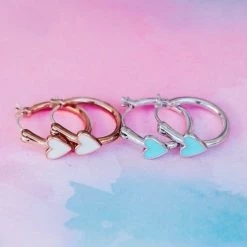 Spring 2020 Best Sellers Petite Heart Hoop Earrings