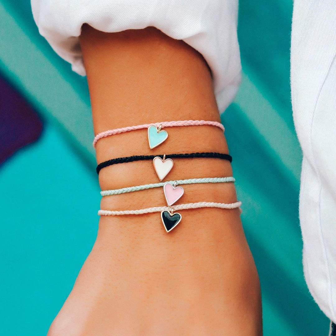 Best deal ✨ Pura Vida Bracelets Petite Heart Charm ⌛ 9 Pura Vida Bracelets Petite Heart Charm