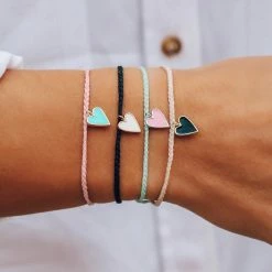 Best deal ✨ Pura Vida Bracelets Petite Heart Charm ⌛ 14 Pura Vida Bracelets Petite Heart Charm