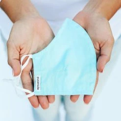 Pura Vida Bracelets Solid Seafoam Face Mask Best Sellers