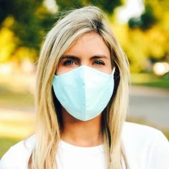 Pura Vida Bracelets Solid Seafoam Face Mask Best Sellers